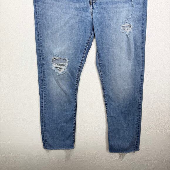 Levi's Womens Jeans Size 31 Wedgie Straight Light Wash Blue Denim High Rise - Picture 8 of 15
